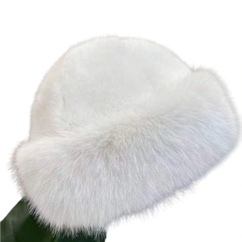 Faux Fur Hat 🩵 Furry Winter Super Soft Fashion Hat 10 colors - Picture 7 of 15